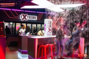 Fog Curtain at the Extreme Experiential activation at Shimza X Friends
